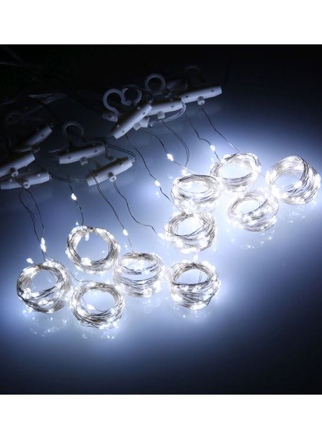 NIBEMINENT 300-LED Curtain Light With Remote Control White 3x3meter - Image 2