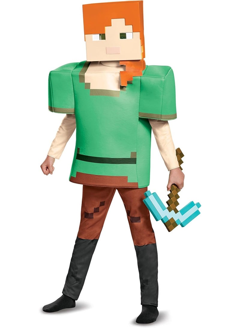 Disguise زي طفل ماينكرافت أليكس الفاخر 4-6 - Image 4
