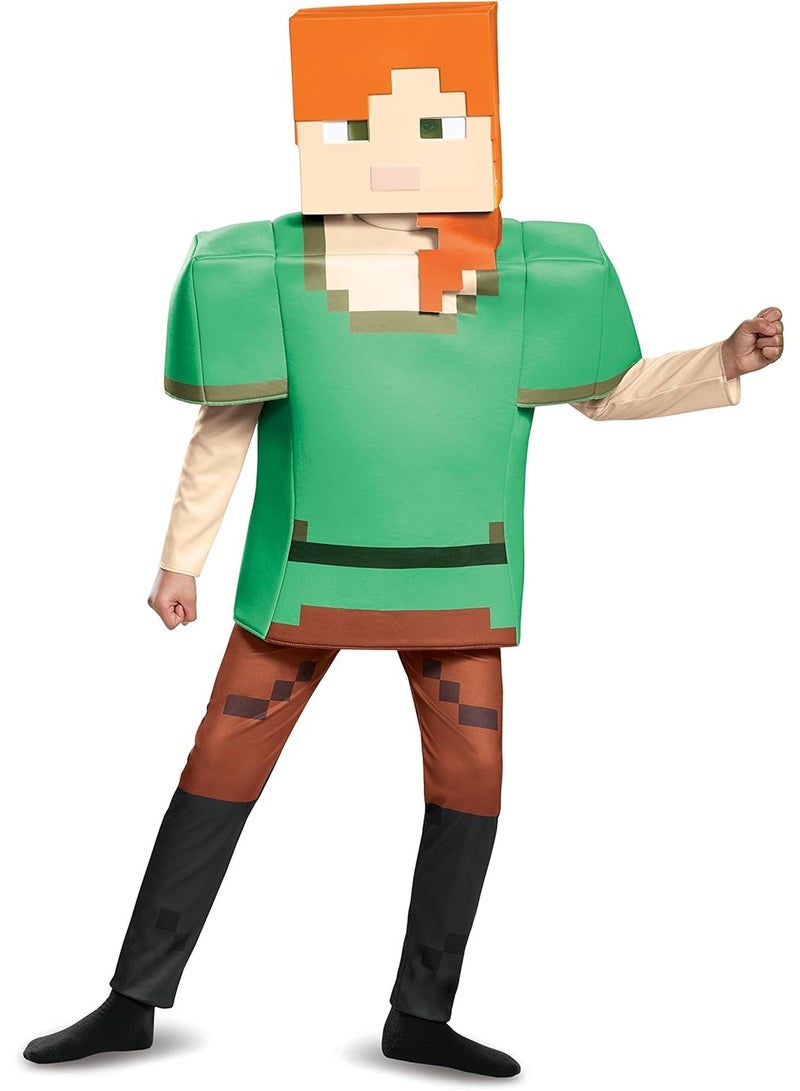 Disguise زي طفل ماينكرافت أليكس الفاخر 4-6 - Image 3