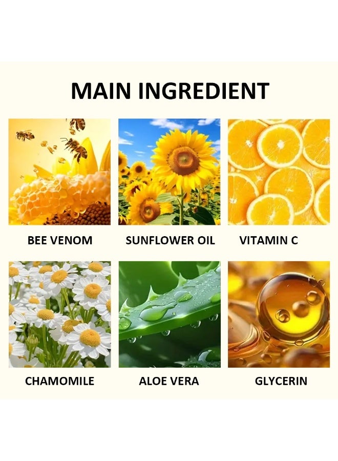 LANEMAY BEE VENOM Moisturizing Massage Stick - Lift & Firming Massage Cream with Makanu Honey & Collagen, Anti-Aging Hydrating for Face, Neck & Eye Area - Image 3