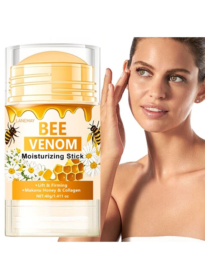 LANEMAY BEE VENOM Moisturizing Stick - Lift & Firming with Makanu Honey & Collagen, Anti-Aging Hydrating for Face, Neck & Eye  Area - Image 1