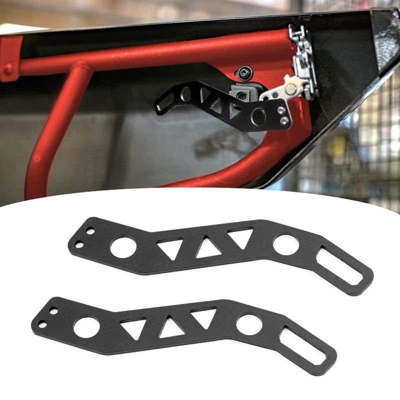 Wsays Left Right Door Handle Latches kit Anodized Black Compatible with Can Am Maverick X3 X DS RS Turbo R Max with 2 4 Doors 20172026 - Image 2