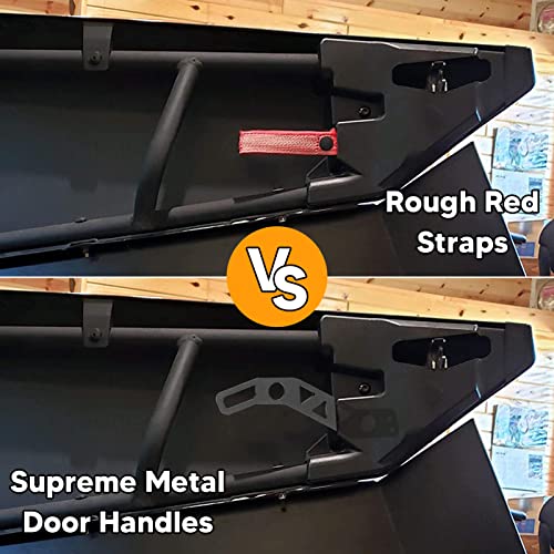 Wsays Left Right Door Handle Latches kit Anodized Black Compatible with Can Am Maverick X3 X DS RS Turbo R Max with 2 4 Doors 20172026 - Image 3
