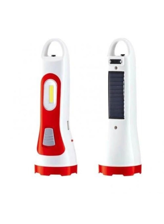 Bright & Reliable – KD-4532 Red Rechargeable Flashlight - Image 1