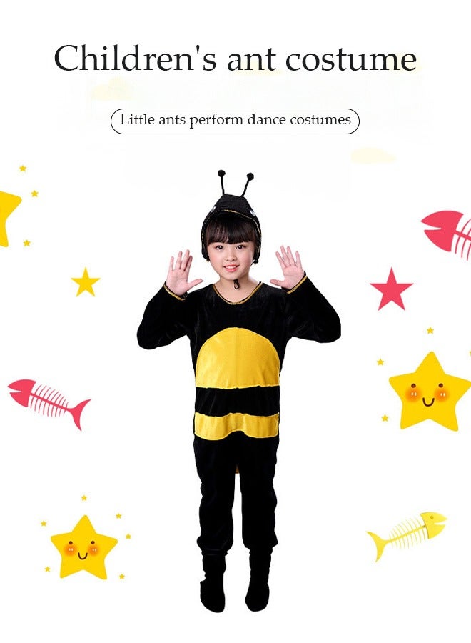 DUNISO Ant Costume Set for Kids, Animal Costume for Fancy Dress Up Cosplay, Role-Playing Sets Suitable For Boys and Girls,Birthday Carnival Party Performance Prop，Suitable For Children With A Height Of 115-124cm  - Image 2