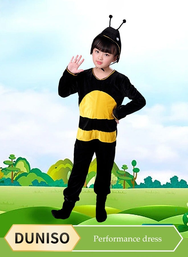 DUNISO Ant Costume Set for Kids, Animal Costume for Fancy Dress Up Cosplay, Role-Playing Sets Suitable For Boys and Girls,Birthday Carnival Party Performance Prop，Suitable For Children With A Height Of 115-124cm  - Image 1