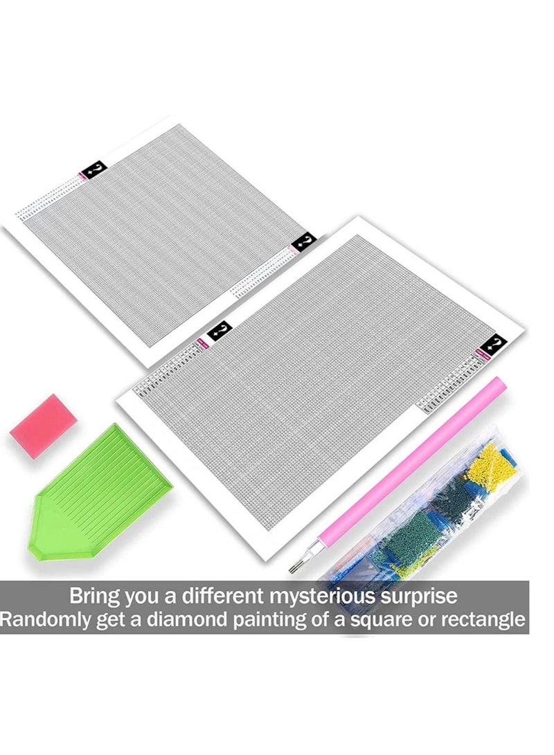 STRATEG DIY 5D Round Diamond Painting Craft Kit Multicolor - Image 2