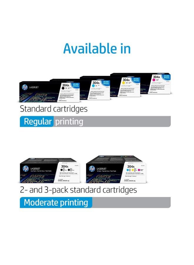 HP 304A LaserJet Toner Standard Cartridge Yellow - Image 2