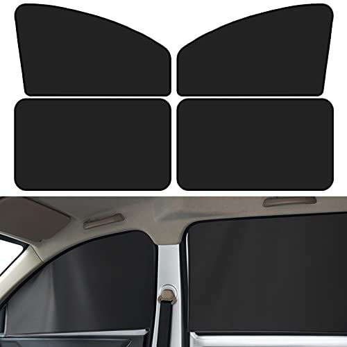 NTNEV Car Side Window Sun Shades Shades with Magnets Shade for Baby StrongLight Blocking UV Protection Privacy Covers Auto Accessories Doublesided Black - Image 1