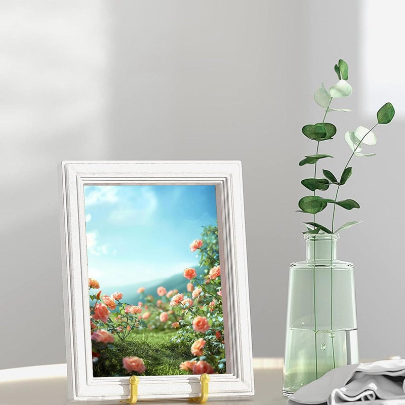 2Pcs Silver Iron Easel Display Stands Minimalist Decor Accessory 3 Inches - Image 4
