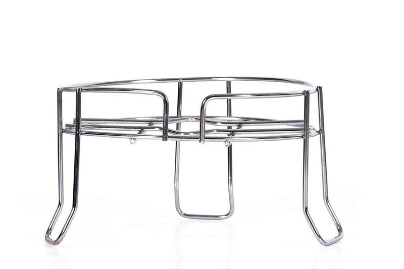 KAVID Fancy 3 Leg Matka Stand Stainless Steel Kitchen Water Pot Matka Stand Plant Pot Stand 10 x 10 x 575 inch - Image 3