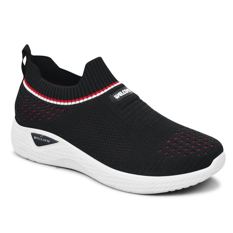 Welcome Kid's Casual, Running, Walking, Loafers, Sneakers, Sports Shoes, Memory Foam, K-Romeo-BLK, 5 - Image 5
