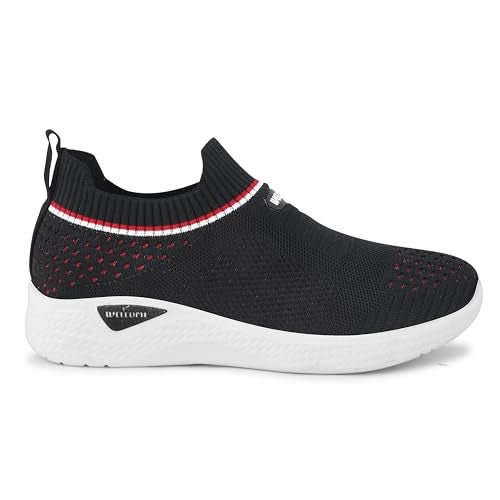 Welcome Kid's Casual, Running, Walking, Loafers, Sneakers, Sports Shoes, Memory Foam, K-Romeo-BLK, 5 - Image 2