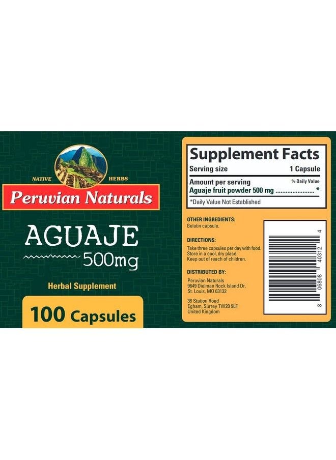 Aguaje 500Mg 100 Capsules Moriche Palm Fruit Powder From Peru (Buriti In Brazil) - pzsku/Z8E3A066A69BB4E3F3D4BZ/45/_/1690364475/cbac07c4-3620-43a9-b305-2958b188ffe0