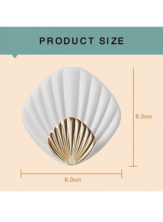 4 قطعة لزجة هوك ، هوك الجدار الديكور الثقيلة ل ، الذاتي لاصق هوك الجدار لتزيين الجدار حامل المفتاح ، الذاتي لاصق هوك الجدار للمدخل / الباب / الحمام / المطبخ ( 4 ألوان ) - Image 4