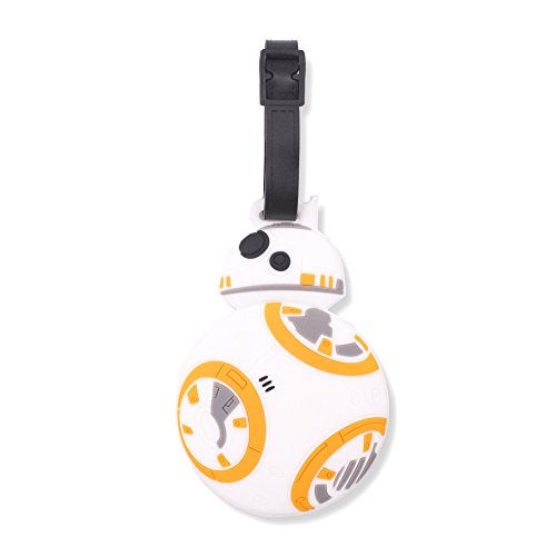 Finex 4 Pcs Set Star BB8 Jedi Soldiers Silicone Travel Luggage Baggage Identification Labels ID Tag for Bag Suitcase Plane Cruise Ships with Belt Strap - Image 5