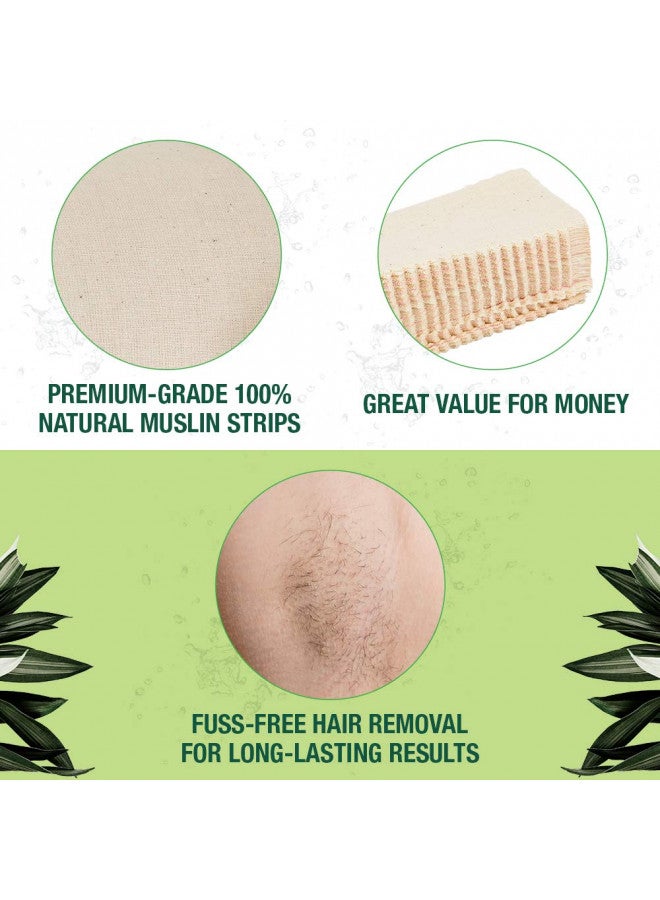 Clean + Easy Muslin Waxing Strips Large Leg 100 Count - Image 4