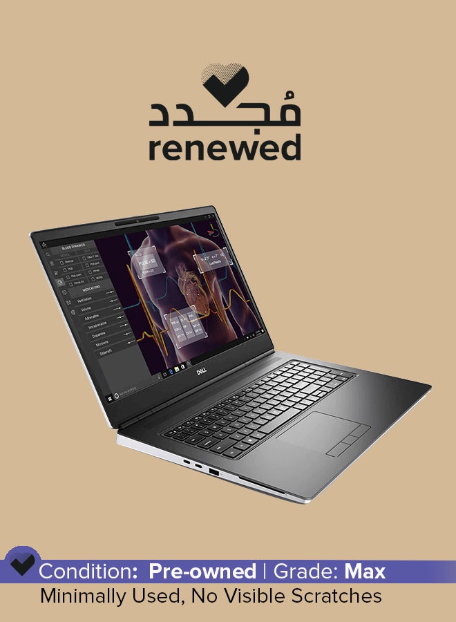 ديل مجدد - لابتوب Precision P44E 7750 (2020) بشاشة 17.3 بوصة، مع معالج Intel Core i7/الجيل العاشر/ذاكرة RAM سعة 8GB/قرص SSD سعة 1TB/رسوميات مدمجة - Image 1
