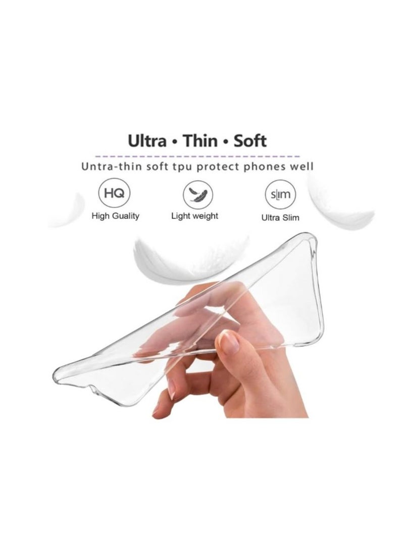 Generic - For Samsung Galaxy A06 Shockproof Silicone Back Defender Cover , Defender Corners and Semi Transparent Back Compatible With Samsung Galaxy A06 (6.7'') (Clear) - Image 1