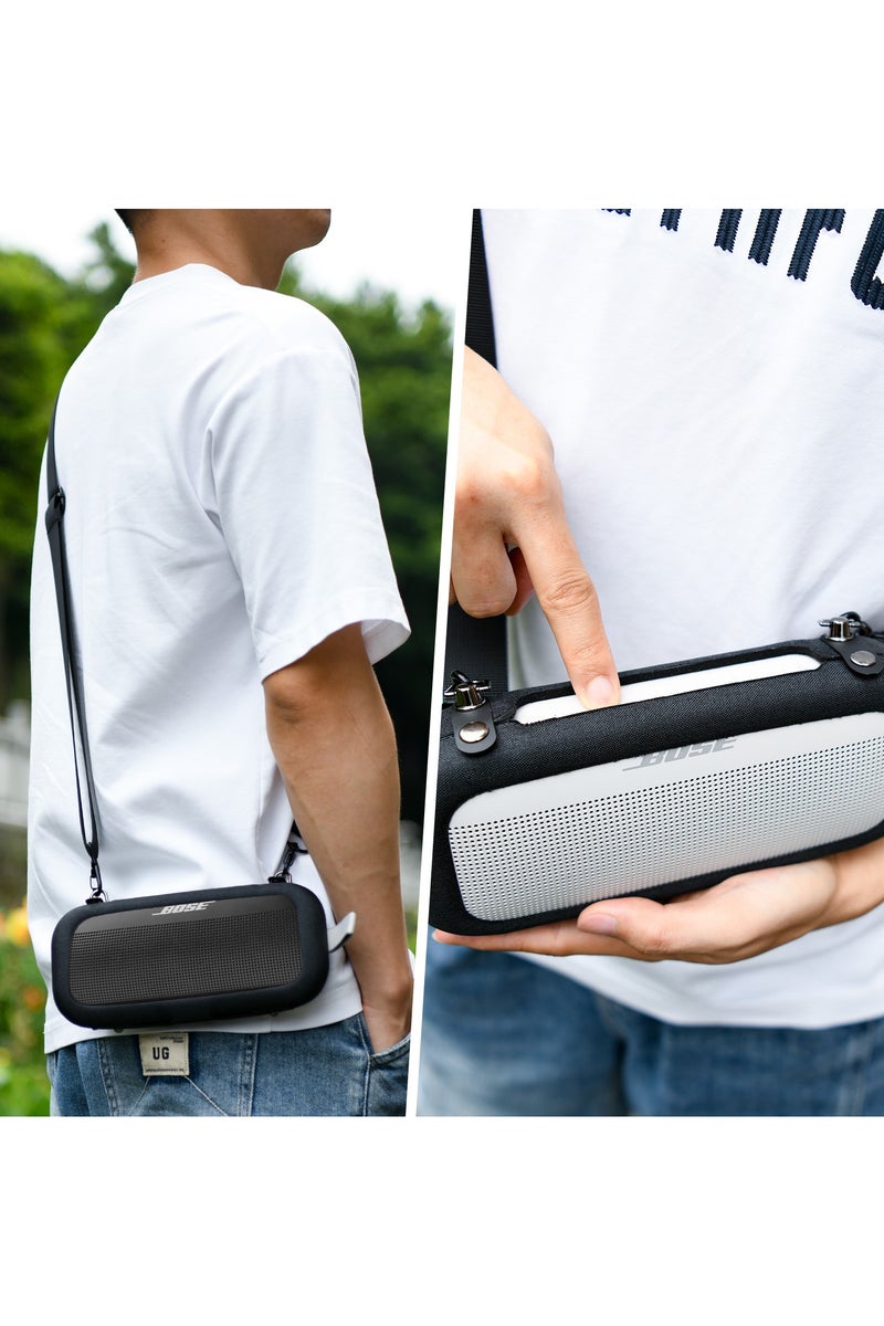 Compatible with Bose SoundLink Flex 1-2 Generation Speaker Case EVA Shoulder Strap Case - Image 2