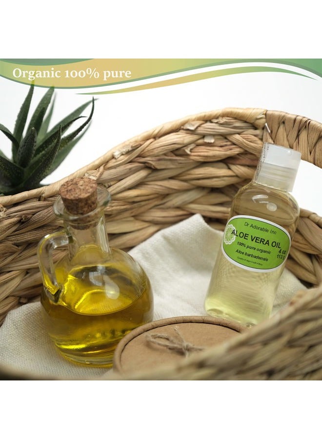 Dr. Adorable Aloe Vera Oil Pure Organic Cold Pressed by 118ml - Image 2