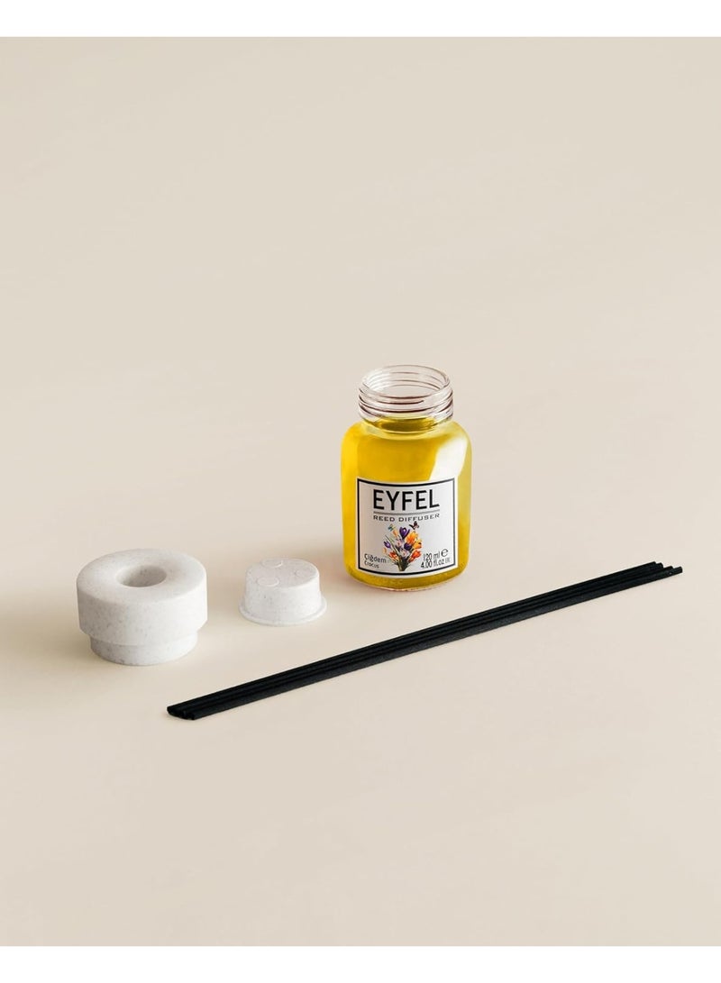 EYFEL معطر هواء إييفل كروكوس، 120 مل (4.05 أونصة سائلة) | رائحة زهرية فاخرة وطويلة الأمد | ديكور أنيق للمنزل والمكتب - Image 3