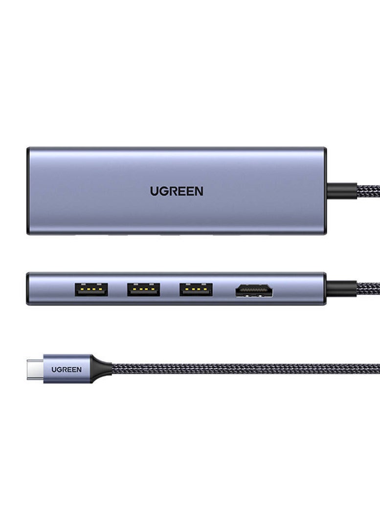 UGREEN CM511 USB-C to HDMI HUB Adapter, 3x USB-A 3.0, SD/TF 20956A - Image 2