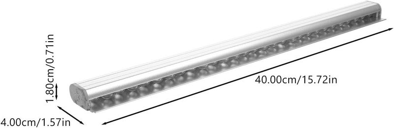 balacoo Aluminum Slide Check Rack Slide Ticket Holder Restaurant Ticket Rack Bill Orders Ticket Holder Commercial Guest Checks Accessories Silver - Image 5