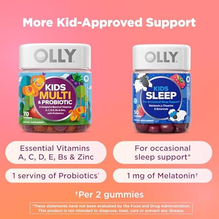 OLLY Kids Friendly Fiber Gummy, Digestion Support,* 3g Prebiotic Fiber FOS, Kids Chewable Supplement, Berry Brilliant Flavored, 25 Day Supply - 50 Count - Image 5