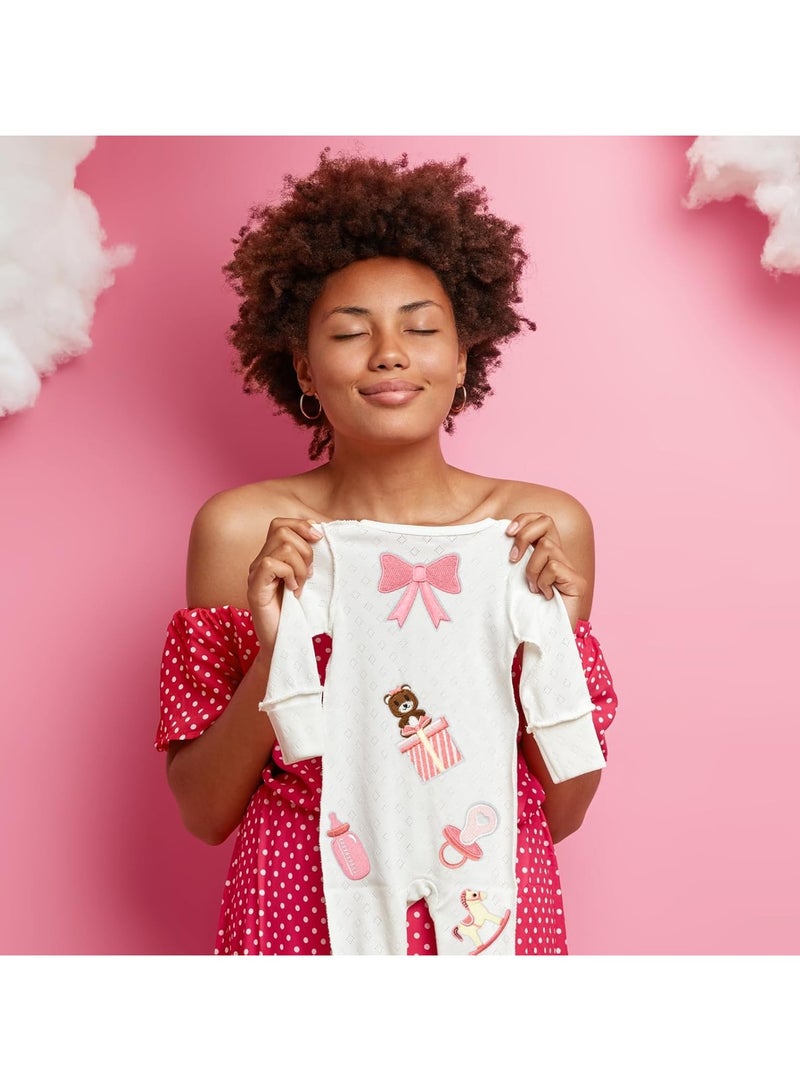 8PCS Baby Iron on Patches, Cartoon Infant Pacifier Bottle Embroidered Patches for Clothes, Custom Gift Footprint Applique , Hats, Jeans, Jackets, Bags, Backpacks, Dress - Image 5