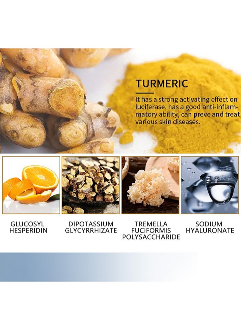 DR.MIDER - Turmeric Face Cream Moisturizing Skin Brightening with Natural Turmeric, Dark Spot Remover for Face and Body, Turmeric Cleanses the Skin, Fights Acne, Anti-Aging and Evens Tone - Image 1