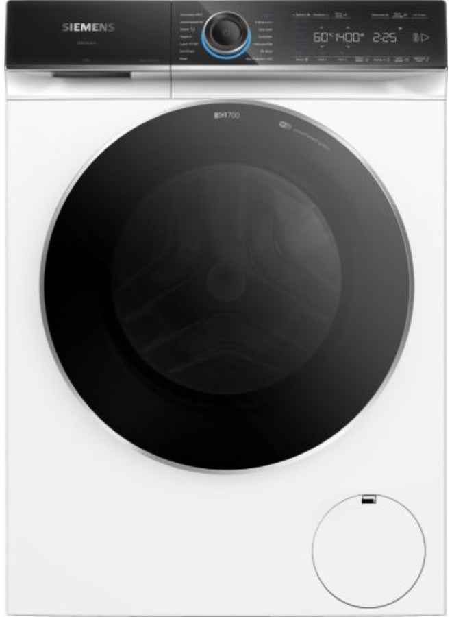 SIEMENS WG44B2A0GC  Home Connect iQ700 9kg Front Load Washing Machine,1400 RPM, i-Dos Automatic Dosing, SpeedPack XL, Stain Removal, Anti-Vibration 9 kg WG44B2A0GC White - Image 1