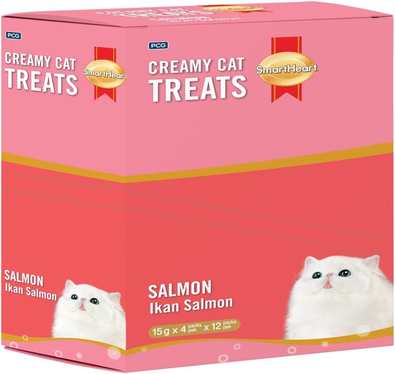 SmartHeart علاجات سمارت هارت الكريمية للقطط - نكهة السلمون - Image 4