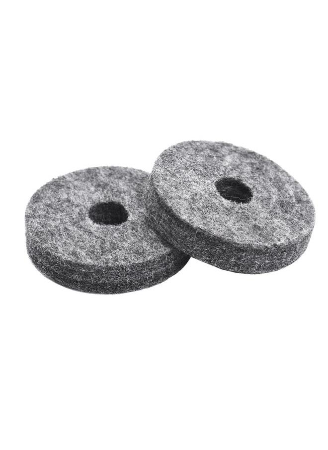 23pcs Cymbal Replacement Accessories Drum Parts with Cymbal Stand Felts Drum Cymbal Felt Pads Include Wing Nuts Washers Cymbal Sleeves and Drum Key
