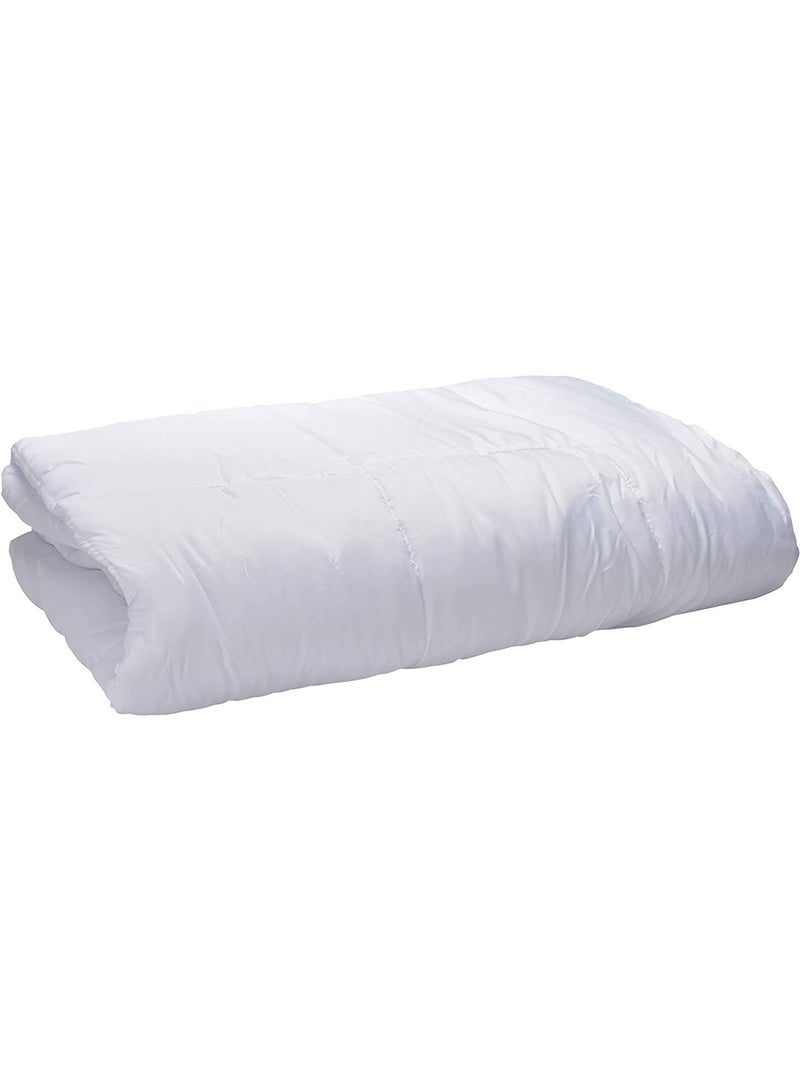 Sleep night Soft Polyester Duvet Insert Comforter, Soft Lightweight White All Season Down Alternative Quilted Duvet Comforter King Size 230x240 cm - Image 2