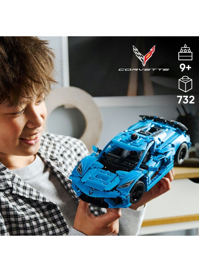 ليغو تقنية شيفروليه كورفيت ستينغراي زرقاء ٤٢٢١٧ قطعة - Image 3