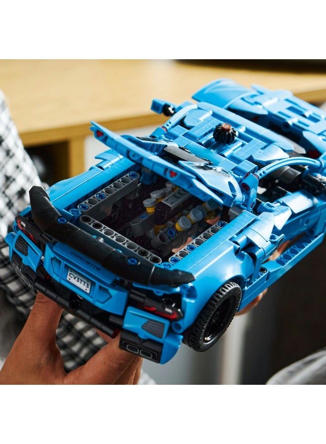 ليغو تقنية شيفروليه كورفيت ستينغراي زرقاء ٤٢٢١٧ قطعة - Image 4