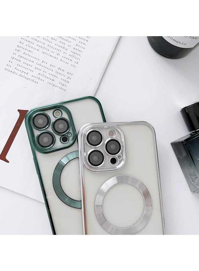 S-TOP Case For iPhone 14 MagSafe Electroplated Magnetic TPU Phone Case with Dust Filter & Lens Film - Image 3