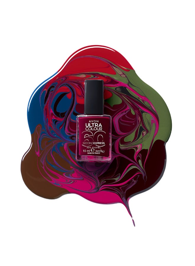 Avon Ultra Colour Nail Enamel - Bitten Apple 10ml - Image 3