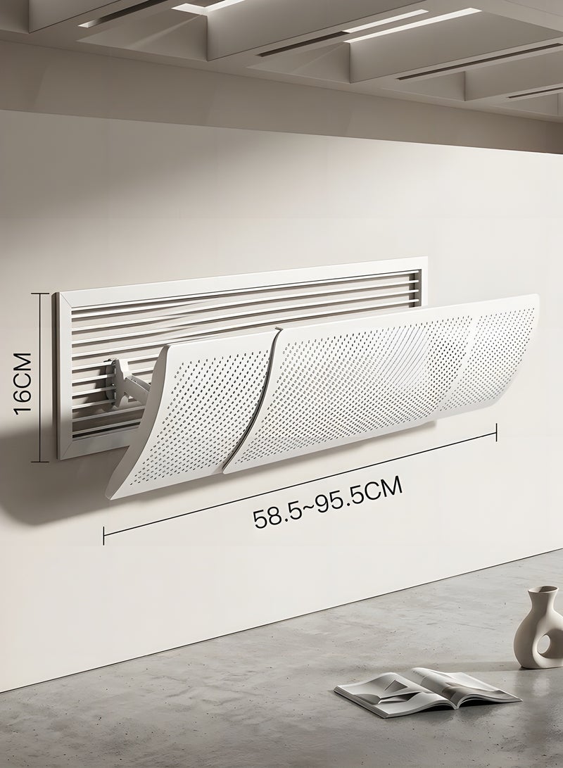 Beauenty Central AC Air Flow Deflector, Adjustable and Foldable Windproof Baffle, Cold Air Universal Wind Shield, Air Outlet Grille Baffle, Anti Direct Blowing - Image 3