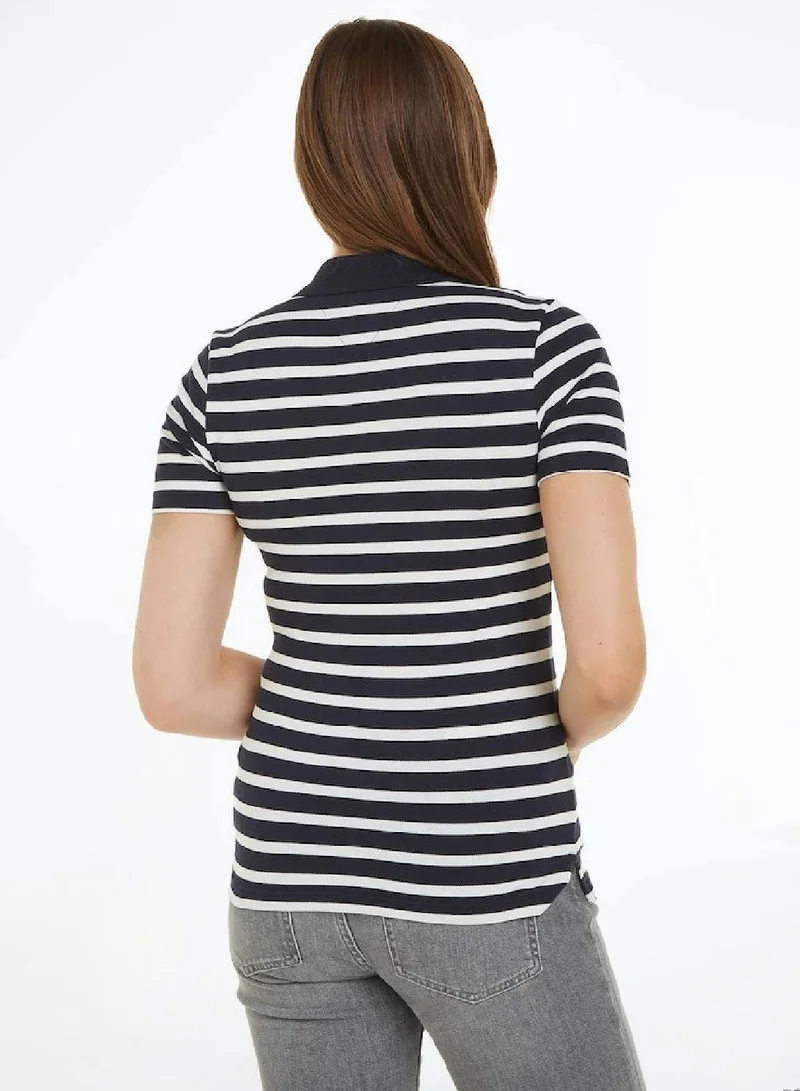 TOMMY HILFIGER 1985 Collection Stripe Slim Polo
