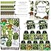 Gaiaring 38 Pcs Adopt a Pet Reptile Party Favors Include 12 Safari Reptile Plush 12 Foldable Boxes 12 Cards 1 Sign 1 Fence for Adopt an Animal Party Favors Amphibian Supplies Kit - Image 2