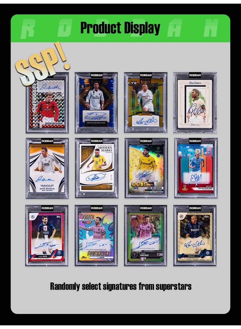 ROBBAN Collectible Signed Cards Rare Finds Perfect for Fans and Collectors SSP Soccer Football Star Autographed Sport Cards Mystery Box - Image 2