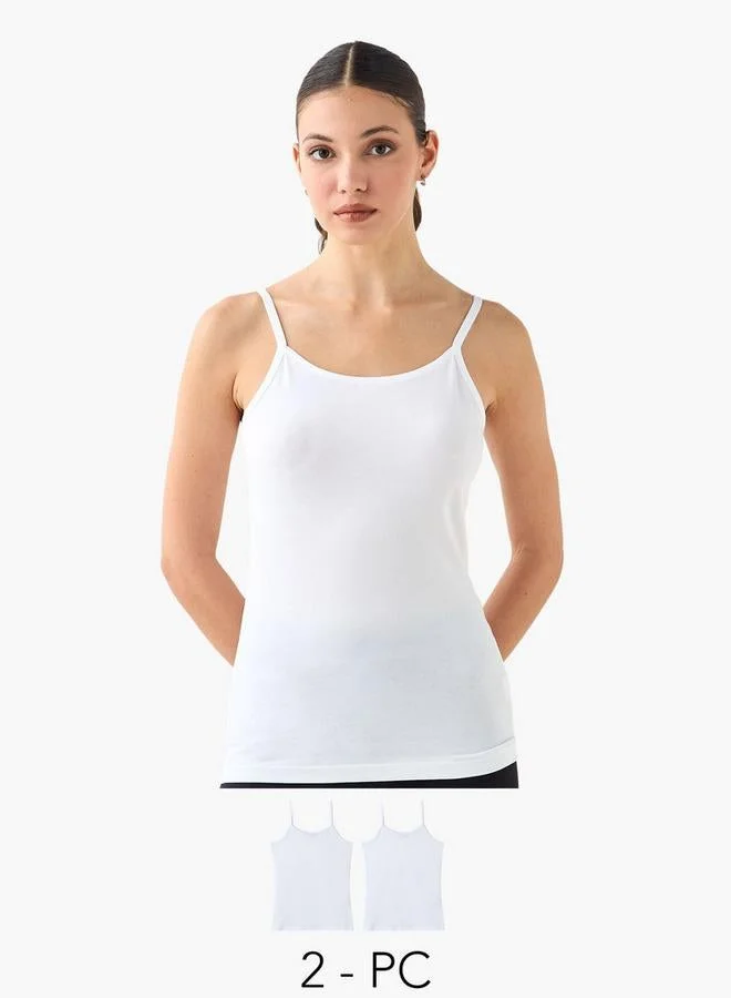 Splash FAV Set of 3 - Regular Fit Tank Top with Spaghetti Straps