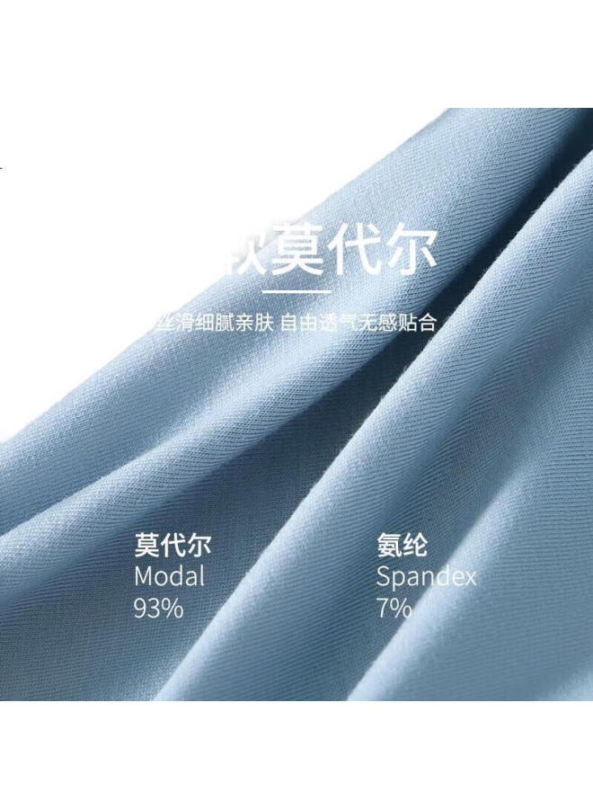 THREEGUN 【Lengchuan Series】Modal Men'S Underwear Summer Ice Silk Boxer Briefs Mesh Breathable Air-Conditioning Pants - Image 1