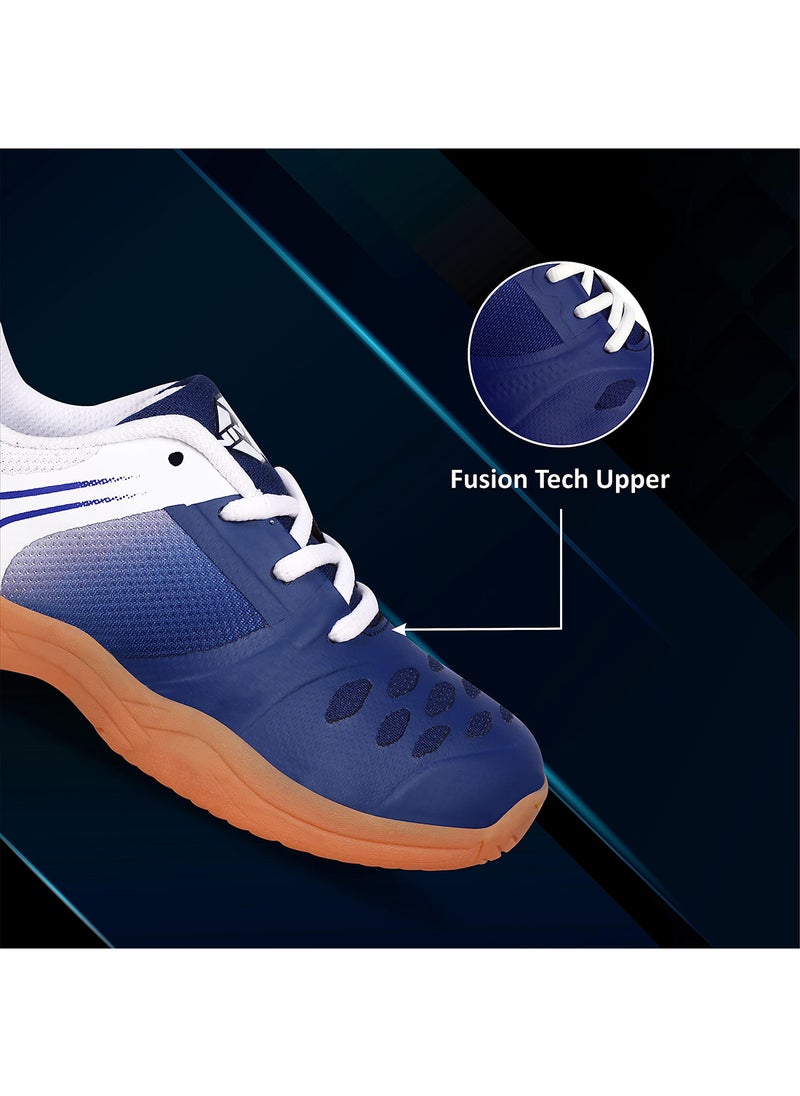 Nivia HY - Court 2.0 Badminton Shoes | Size : 13 UK / 14 US / 47 EU | Material : Rubber,Faux Leather | For Mens and Boys | Non - Marking Round Sole  - Image 3