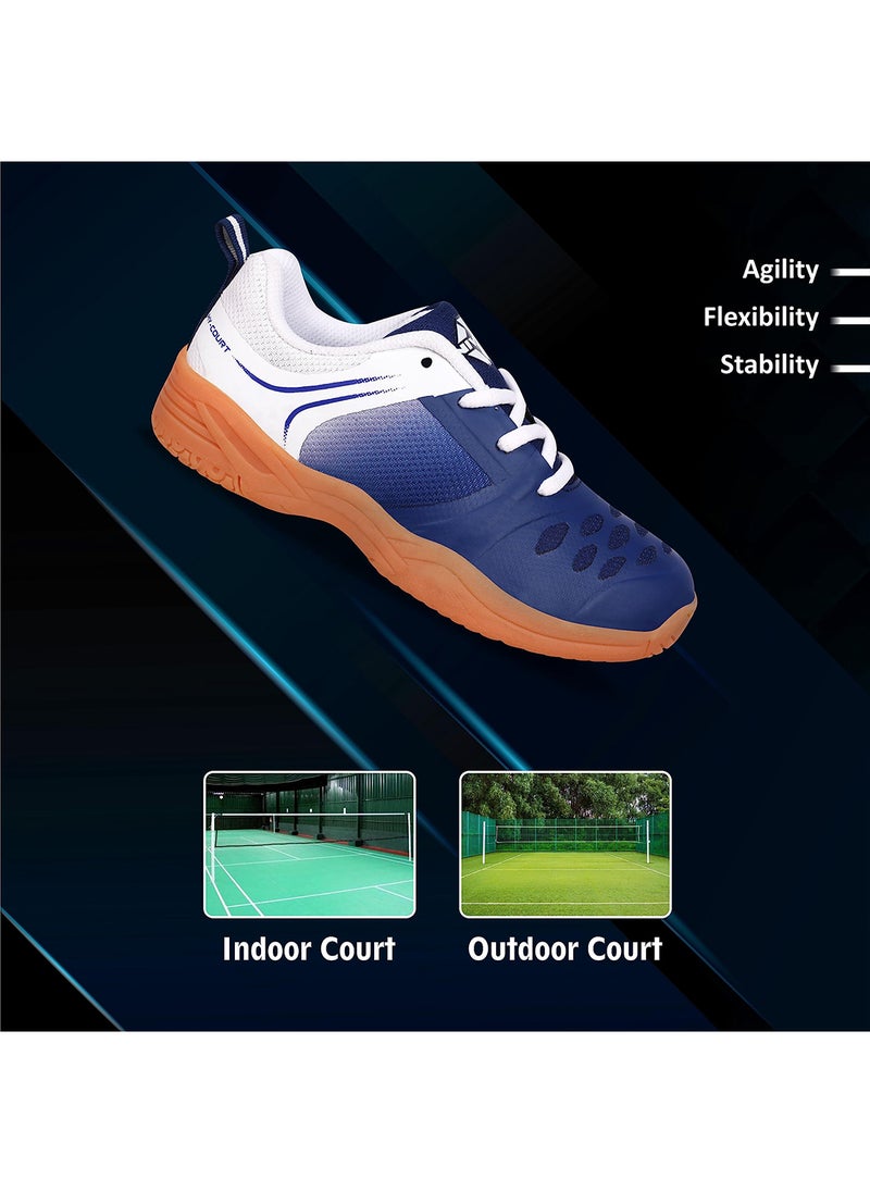 Nivia HY - Court 2.0 Badminton Shoes | Size : 13 UK / 14 US / 47 EU | Material : Rubber,Faux Leather | For Mens and Boys | Non - Marking Round Sole  - Image 5