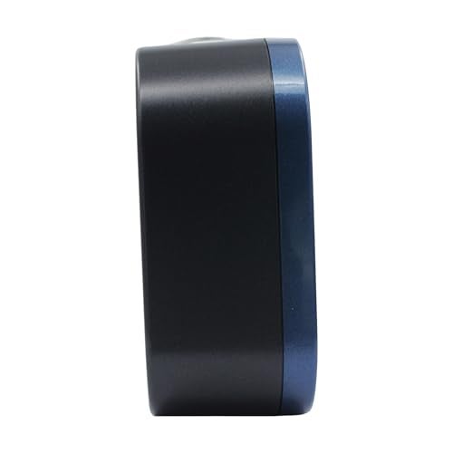 SEIKO QHE206LLH Non Ticking Bedroom Alarm Clock Metallic Blue 39 x 44 Inches - Image 3
