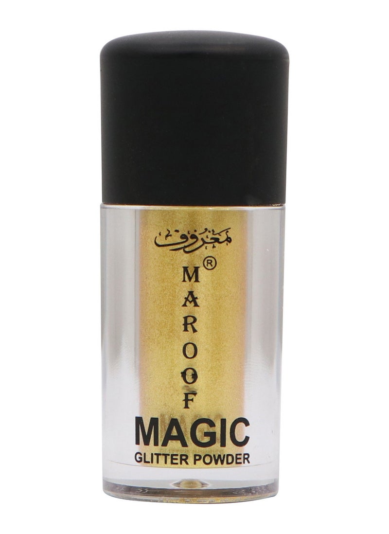 MAROOF بودرة جليتر ماروف السحرية 05 ذهبية - Image 3