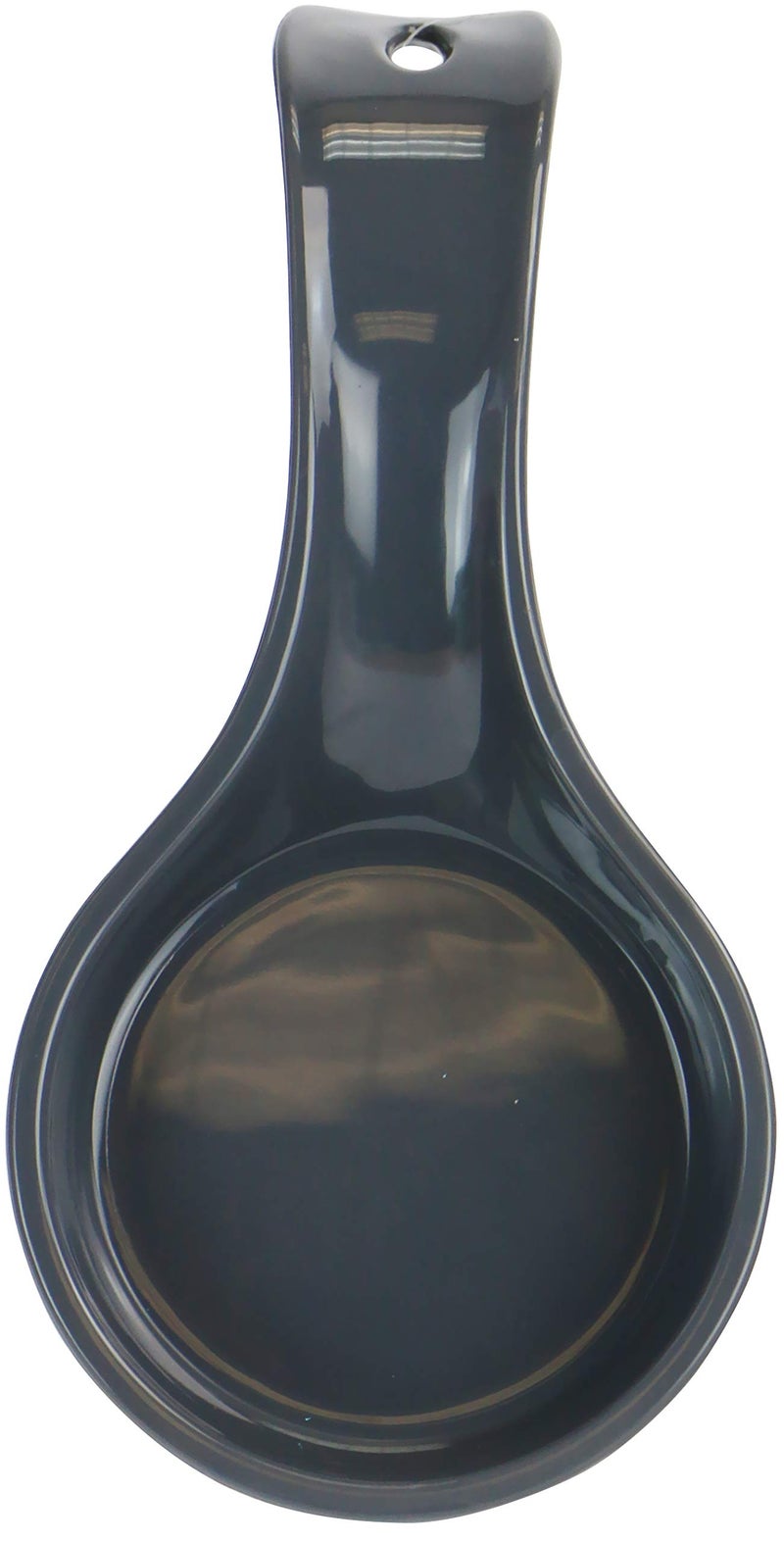 Reston Lloyd Kitchen Counter Utensil Spoon Rest Ladles Spaghetti Forks Spatulas Durable BPAFree Plastic Dishwasher Safe Dcor Space Saving Hanging Hole on Handle Charcoal